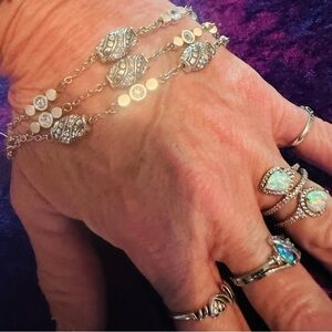Retired NWT Brighton Cosmic Trail Triple Strand Bracelet